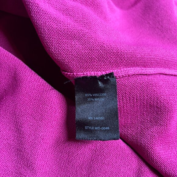 NWT Sabié Pink Knit Long Sleeve Fit & Flare Sweater Dress – Size L - Picture 7 of 7